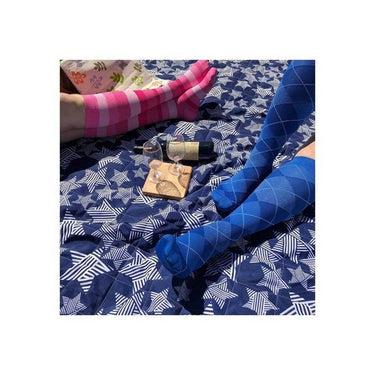 Sigvaris, Calf High Royal Blue Argyle 15-20 MMHG Size A, 1 Pair