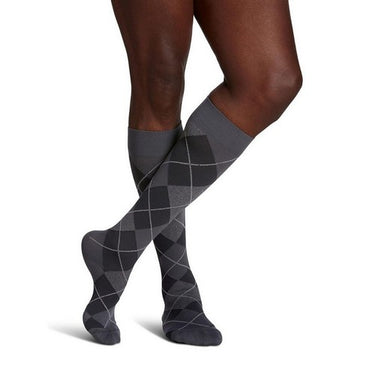 Calf High Graphite Argyle 15-20 MMHG Size C 1 Pair by Sigvaris