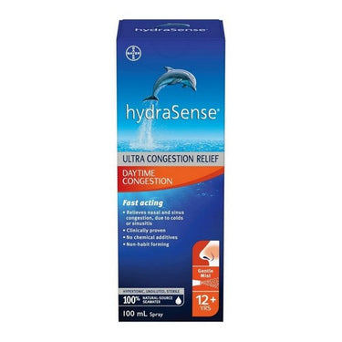Nasal Spray Congestion Relief Daytime 100 Ml by HydraSense