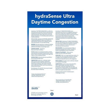 HydraSense, Nasal Spray Congestion Relief Daytime, 100 Ml