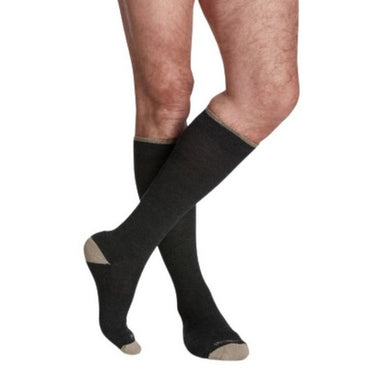 Calf High Compression Socks Unisex Athletic Large Charcoal 15-20 MM 1 Pair by Sigvaris