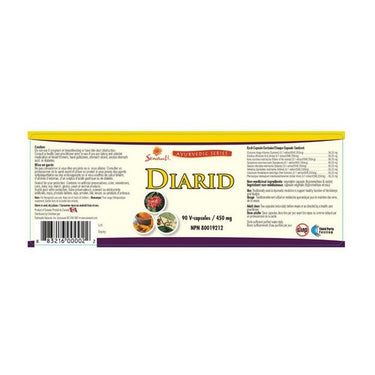 Diarid 90 Veg Caps by Sewanti