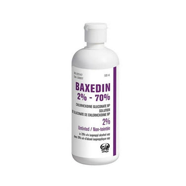 Juno Pharma, Baxedin 2% And 70% Chlorhexidine Gluconate Tinted, 500 Ml