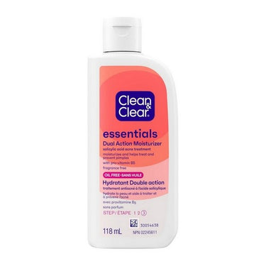 Clean & Clear, Face Moisturizer With Salicylic Acid Acne Medication, 118 Ml