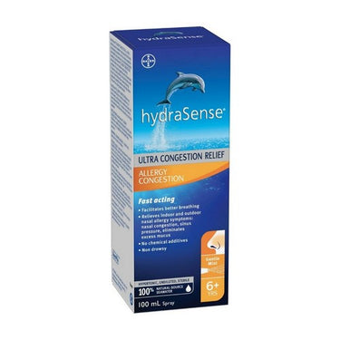 HydraSense, Allergy Relief Nasal Spray Congestion, 100 Ml