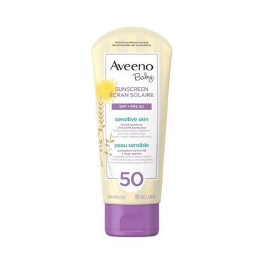 Aveeno, Baby Mineral Sunscreen Lotion SPF 50 Sensitive Skin, 88 Ml