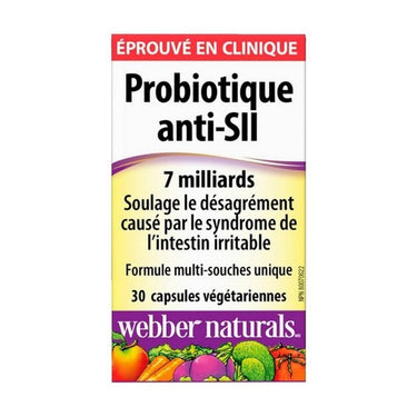 Webber Naturals, Probiotic IBS Support, 7 Billion, 30 Veg Caps