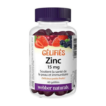 Zinc Gluconate 60 Gummies by Webber Naturals