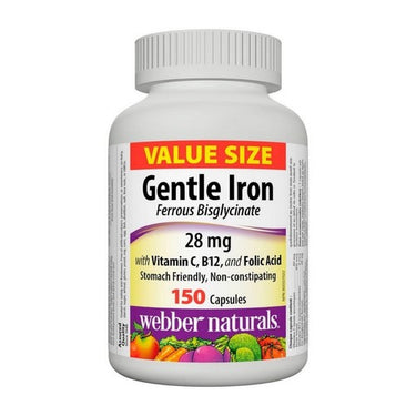 Gentle Iron 150 Caps by Webber Naturals
