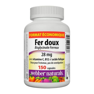 Gentle Iron 150 Caps by Webber Naturals