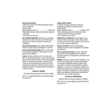 Probiotic Gummy 60 Gummies by Webber Naturals