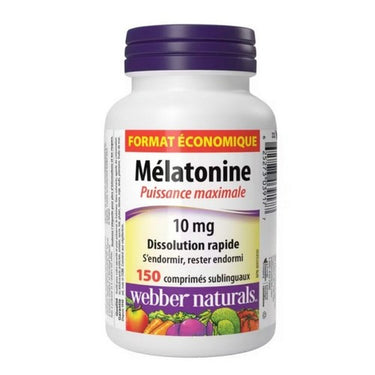 Melatonin Maximum Strength 150 Tabs by Webber Naturals