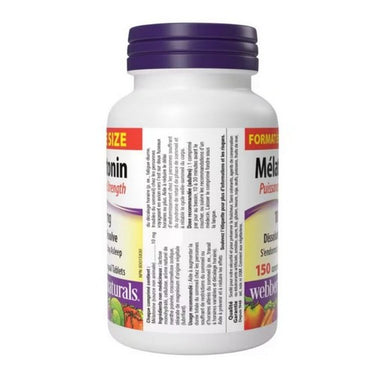 Melatonin Maximum Strength 150 Tabs by Webber Naturals