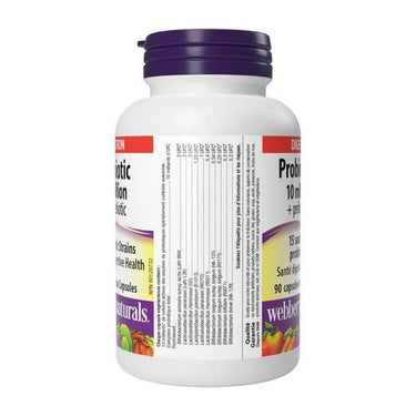Probiotic Plus Prebiotic 90 Veg Caps by Webber Naturals