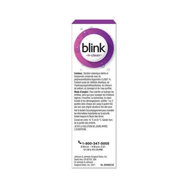 Blink, Blink-N-Clean Lens Drops, 15 Ml