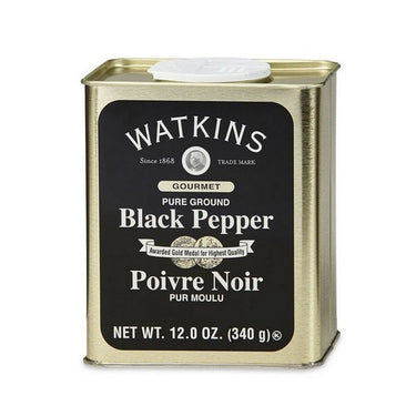 Pure Ground Black Pepper 340 Grams by Watkins