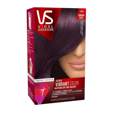 Vidal Sassoon, Pro Series Permanent Hair Dye 3VR Deep Velvet Violet Hair Color, 1 Count