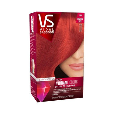 Vidal Sassoon, Pro Series Permanent Hair Dye 6RR Runway Red Hair Color, 1 Count