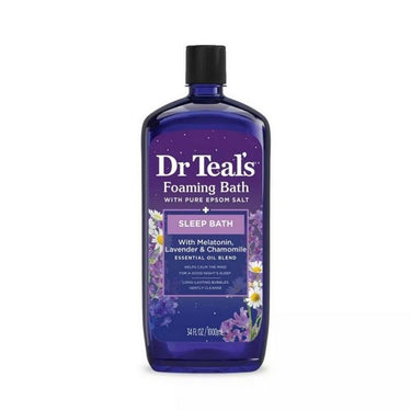 Dr Teal's, Sleep Foaming Bath With Melatonin And Essential Oils, 1000 Ml