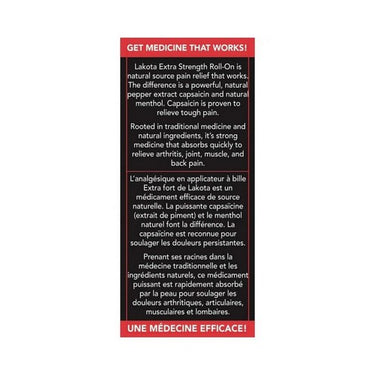 Lakota, Extra Strength Roll On Pain Reliever, 88 Ml