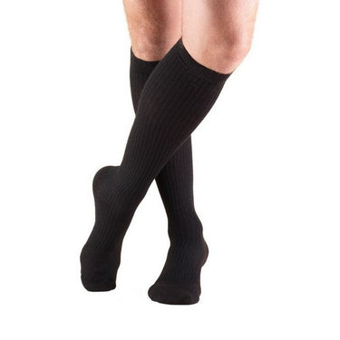 Truform, Compression Socks 15-20 MMHG Knee High Large Black, 1 Pair