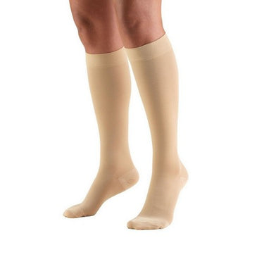 Truform, Below Knee Closed Toe Large Beige 20-30 MMHG, 1 Pair