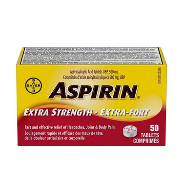 Extra Strength Fast And Effective Relief 50 Tabs by Aspirin