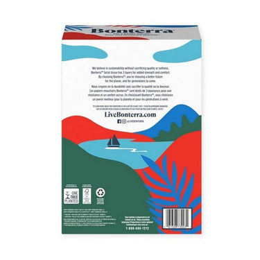 Bonterra, Facial Tissues Mega, 3 Count / 1 Pack