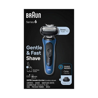 Series 6-6172cc Rechargeable Wet And Dry Shaver Plus Smart Care Center 1 Count by Braun