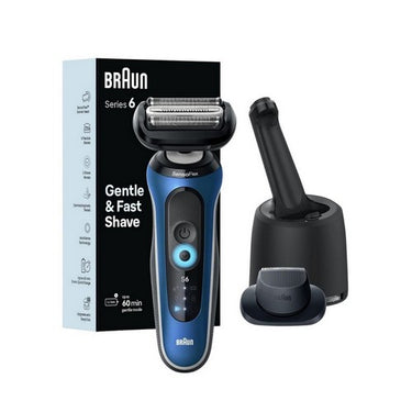 Braun, Series 6-6172cc Rechargeable Wet And Dry Shaver Plus Smart Care Center, 1 Count