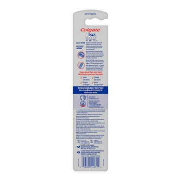 Colgate, 360 Optic White Sonic Powered Vibrating Toothbrush Soft, 1 Each