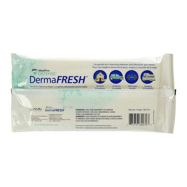 MedPro, Dermafresh Flushable Biodegradable Personal Wet Wipes, 1 Pack / 24 Count
