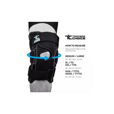 Trainers Choice, Zoomer Hinged Knee Brace XL And XXL, 1 Pack