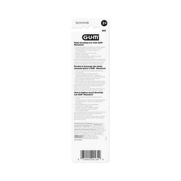 Gum, Kid's 2 Plus Toothbrush Soft Bristles, 2 Count