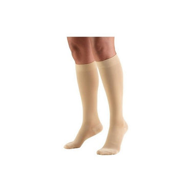 Truform, Below Knee Closed Toe 30-40 MMHG Beige Large, 1 Pair