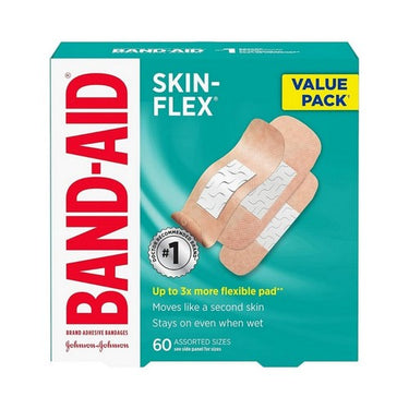 Skin Flex Assorted Sizes 60 Count by Band-Aid