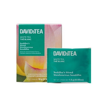 DavidsTea, Buddha's Blend White Tea, 12 Count