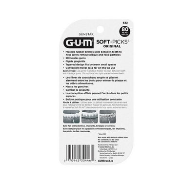 Gum, Soft Picks Original Dental Picks, 80 Count
