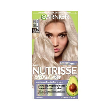 Nutrisse Ultra Color Nourishing Creme PL2 Ultra Light Platinum 1 Count by Garnier Fructis