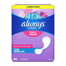 Thin Regular Pads Unscented 162 Count by Always