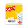White Garbage Bags Small Febreze Fresh Clean Scent 24 Bags by Glad