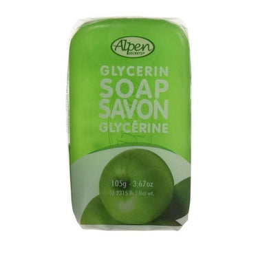 Green Apple Glycerin Soap 105 Grams by Alpen Secrets