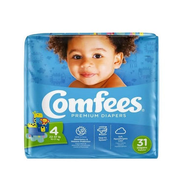 Baby Diaper Comfees Tab Closure Size 4 1 Count by Comfees