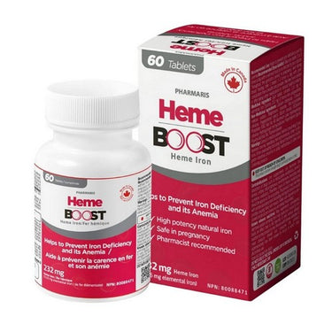 Heme Iron Pills 60 Tabs by HemeBoost