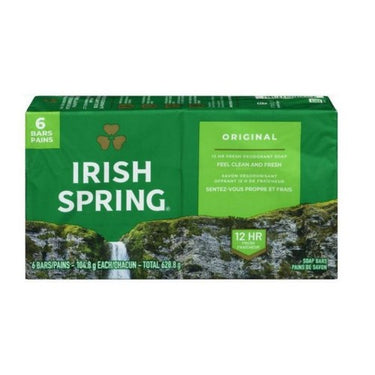 Deodorant Soap 6 Count / 104.8 Grams by Irish Spring