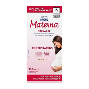 Nestle Prenatal Postpartum 100 Tabs by Materna