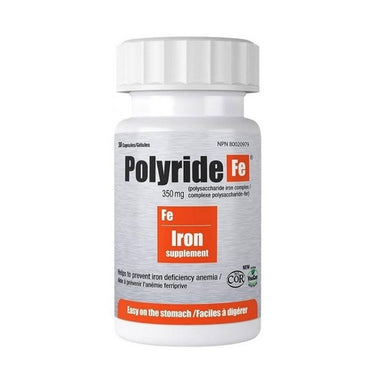 Iron Supplement 30 Caps by Polyride Fe