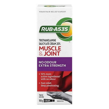 Muscle And Joint Pain Relief Cream 100 Grams by Rub A535