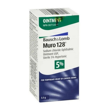 Muro 128 5% Ointment 3.5 Grams by Bausch + Lomb