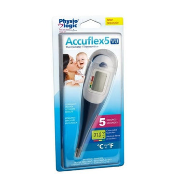 Accuflex 5VU Digital Thermometer With Five Second Results 1 Count by Physiologics